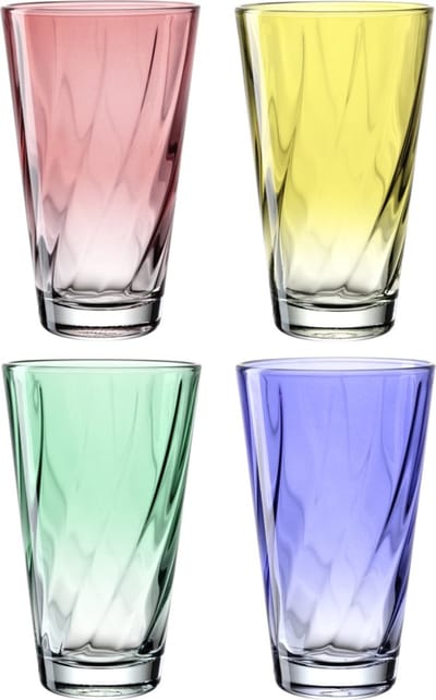 Leonardo TWIST Drinkglas 300ml assorti - SET/4