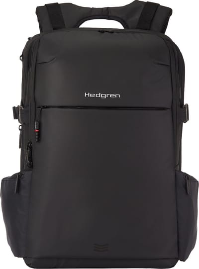 Hedgren Rugzak Commute Suburbanite Overnight Expandable Backpack 15,6'' Black Zwart