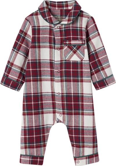 Vertbaudet Geruite kerstpyjama voor baby's familie-capsulecollectie