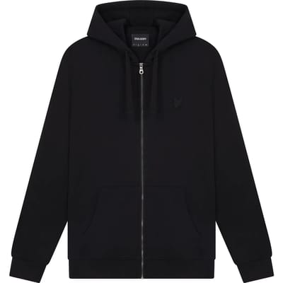 Lyle & Scott Hoodies Zip Through Hoodie Zwart