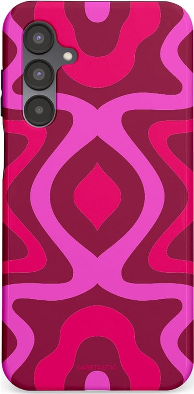 Casetastic Hoesje Geschikt voor Samsung A16 - Stijlvolle Beschermende Duo-layer Case - Retro golf