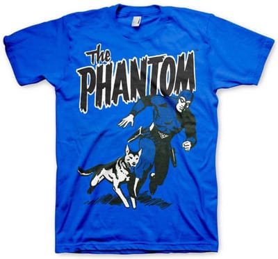 The Phantom Heren Tshirt -S- Phantom And Devil Blauw