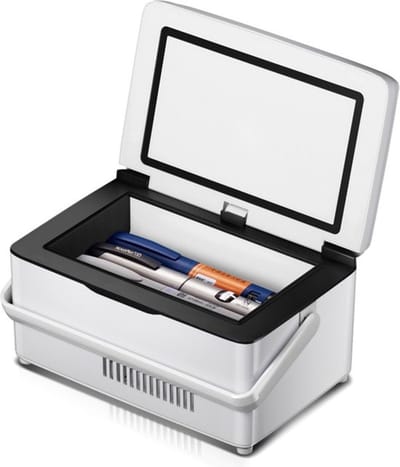 Thuys – Koeltas voor Medicijnen – Diabetes Koeltas Insuline – Etui – Medische Koeltas – Auto – Frigobox – LED Display – 20400MaH – Wit