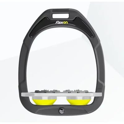 Platte Ultra Grip Beugels Antraciet/Grijs/Geel Flex-On Green Composite