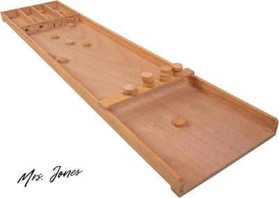 Mrs. Jones Shuffle Board 28.5 x 120 cm 20-Disk - Spelplezier Met Het Hele Gezin .