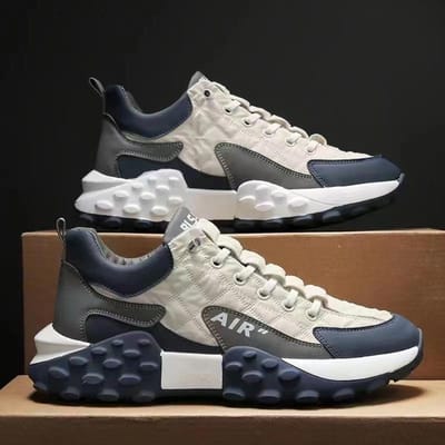 Herenschoenen Nieuwe Heren Casual Schoenen Mode Lente Papa Schoenen Sport Casual Schoenen Herenschoenen Heren 44 gray