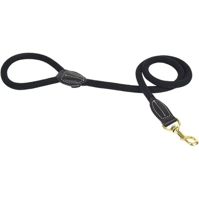 Duvoplus - Uitlaatriem Voor Dieren - Hond - Explor Forest Leiband Nylon 135cm/8mm Zwart - 1st