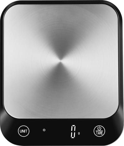 Digitale keukenweegschaal hoge precisie 22 lb-10 kg gram en ons 1g-01 oz LED-display zwart