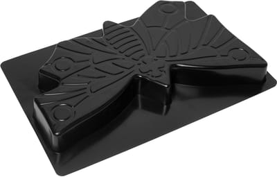 Beton Mal Voor Tuintegels – Vlinder Patroon – 44 × 30 × 4,3 Cm – Herbruikbare Kunststof Gietmal – Voor Tuinpad, Terras En Oprit – Geschikt Voor Beton En Gips [11534F]
