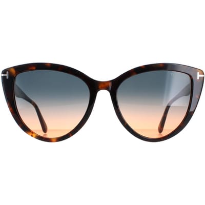 Tom Ford FT0915 Isabella 55P gekleurde havannagroene zonnebril met kleurverloop