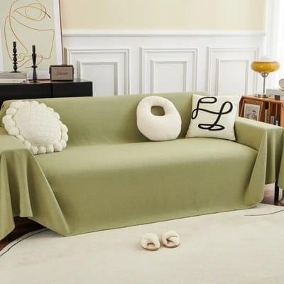 Teddy Velvet Bankhanddoek Deken Effen Kleur Antislip Bankhanddoek voor Woonkamer Meubeldecoratie Wandtapijt Waterdichte Bankhoes 90x90cm 1pcs