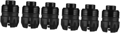 Motor Voorvork Cups - Crash Beschermers - Motor Beschermen - Anti-botsingsontwerp - 6.8 x 5.1 cm - Zwart