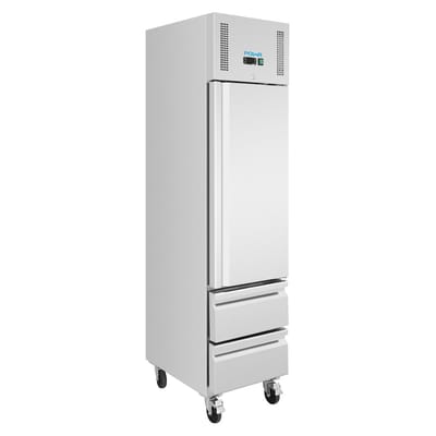 Polar G-serie slanke GN-kastvriezer met 1 deur en 2 laden 180L