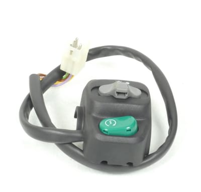 Partie avant Commodo droit pour scooter Peugeot 125 Elyseo 754632 Vert Neuf