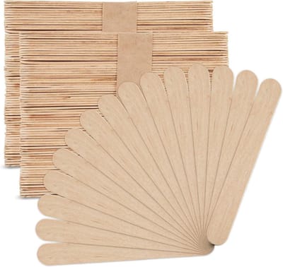 Houten Knutselstokjes - Ambachtelijke Stokjes - Creatief Knutselen - Biologisch Afbreekbaar Materiaal - 100 Stuks - Natuurlijk Hout