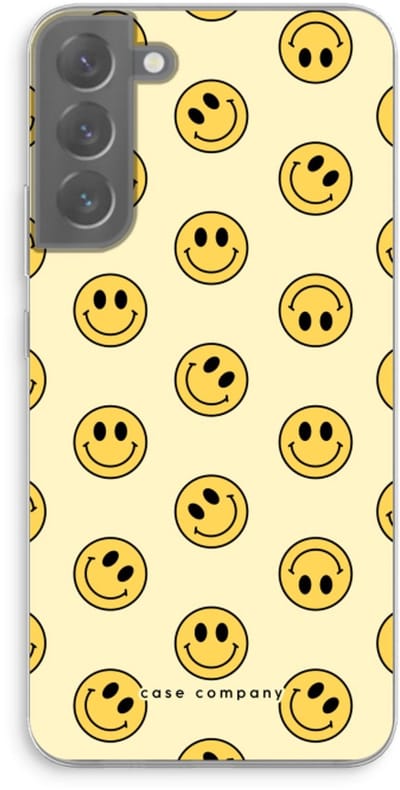 Case Company® - Hoesje geschikt voor Samsung Galaxy S22 Plus hoesje - Smiley N°2 - Soft Cover Telefoonhoesje - Bescherming aan alle Kanten en Schermrand