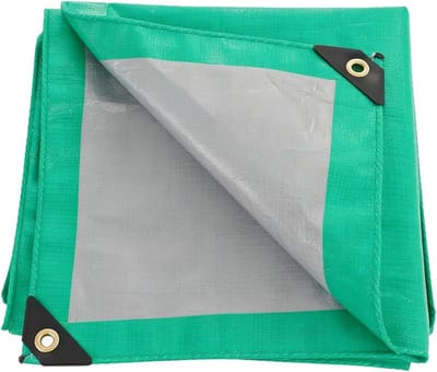 Waterdicht Zeil - Afdekzeil Robuust - Buiten Beschermen - Versterkte Oogjes - 400 x 800 cm - Groen