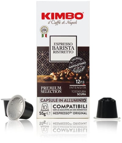 Kimbo Espresso Barista Ristretto aluminium capsule compatibel NESPRESSO apparaten (100st )