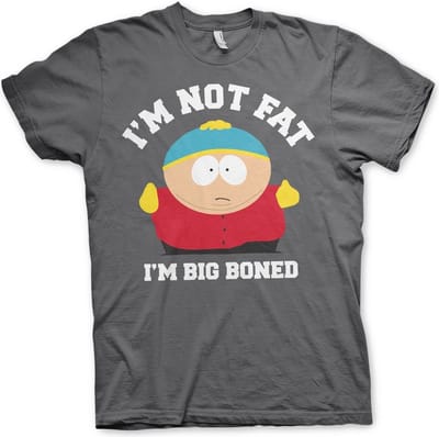 South Park I'm Not Fat I'm Big B-on-T-shirt donkergrijs