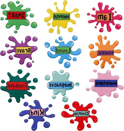 Inspirerende Citaten Vloerstickers, Motiverende Hinkelbaan Wanddecoratie voor Kinderen, Kleurrijke Positieve Spreuken voor School en Speelruimtes
