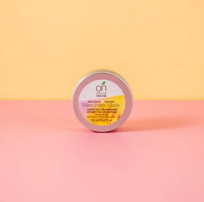 onYOU Natuurlijk Masker voor steil haar - Biologisch haarmasker voor glanzend zijdezacht en soepel haar - met Heemst, Amandel-eiwit en lijnzaadolie - 150 ml - Officina Natura