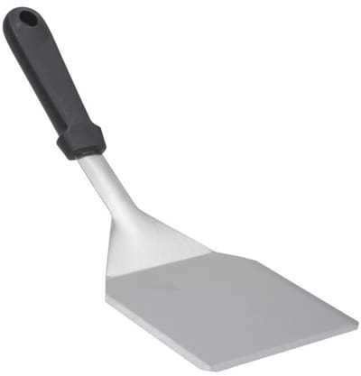 Gerimport BBQ/Keukengerei bakspatel/bakspaan - zilver - RVS - 33 cm - bakken en omkeren
