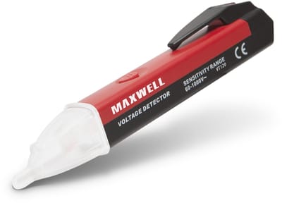 Contactloze AC Spanningsdetector met LED Werklicht - Penmodel - 90-1000V AC - CAT II 1000V [25818]