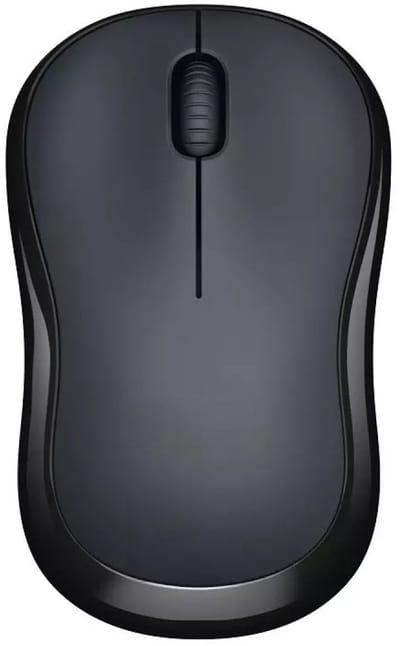 longziming -Stille Draadloze Muis – 2.4G Draadloze Muis – met USB Ontvanger – Compact – Ergonomisch – Comfortabele grip - Zwart