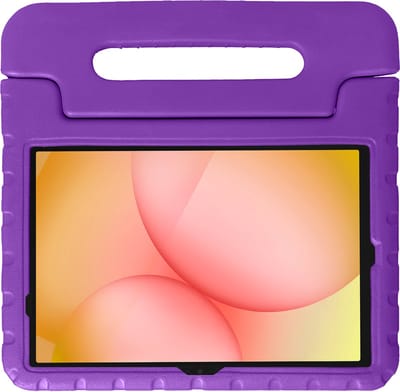 Hoesje - Geschikt voor Samsung Galaxy Tab A11 Plus - Kinderhoes Shockproof Bumper - Kidsproof Case - Tablet Hoes - Kinder Hoes Cover - Paars