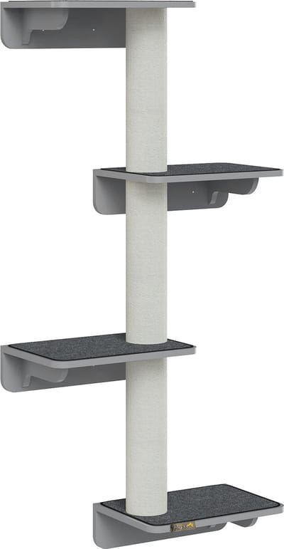 PawHut Kattenkrabpaal met pad D30-515V01