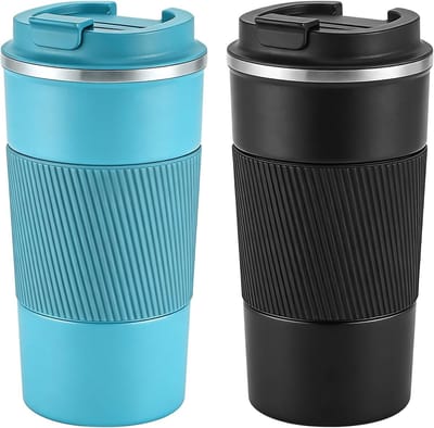 Thermische Reismok 510 ml RVS met Lekvrije Deksel - Ideaal voor Koffie, Thee en Dranken onderweg