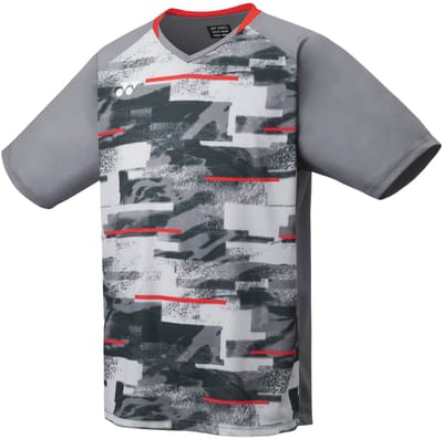 Yonex heren YM0034EX tennis badminton sportshirt- grijs - L