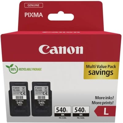Canon PG-540L - Inktcartridge - Origineel - Hoge capaciteit - 2x Zwart