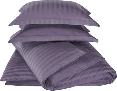De Witte Lietaer  Zygo  �  dekbedovertrek -  ��npersoons dekbedovertrek 140x220 cm & ��n kussensloop 60x70 cm - lavender