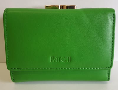 Patchi Beugelportemonnee Groen