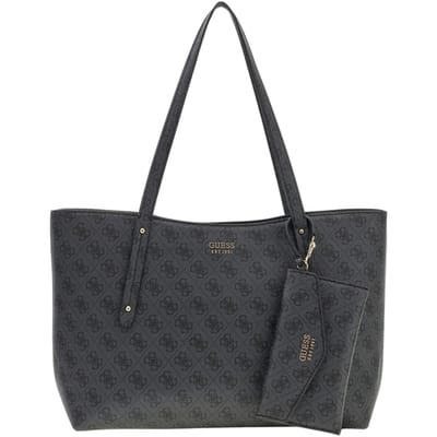 Guess Brenton Top Zip Tote - Shopper 36 cm (coal logo)