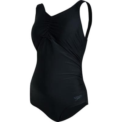 Speedo  - Maat M - Essential U-Back Maternity Badpak Dames - Zwart