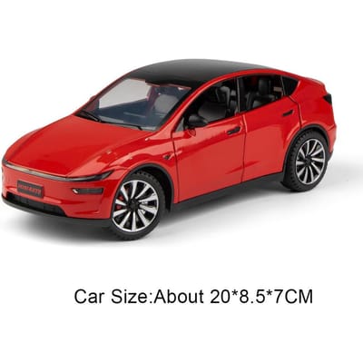 1:Modèles de voiture Y à l'échelle 24 Jouet Modèles de voiture Y Direction des roues avant Absorption des chocs Véhicules à énergie nouvelle Jouets Pour Enfants Hobby Ornements