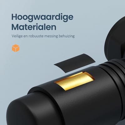 EMKE Radiator Valve, Thermostatic Faucet, Angled and In-Line Design, Suitable for Bathroom Radiators, Chrome, G1/2,Valve Connection Size is Ø16mm,1 Set