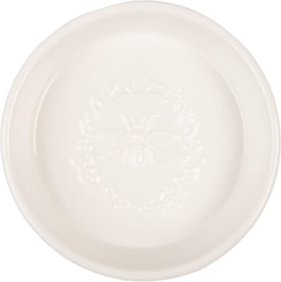Clayre & Eef Zeepbakje Ø 13x3 cm Wit Keramiek