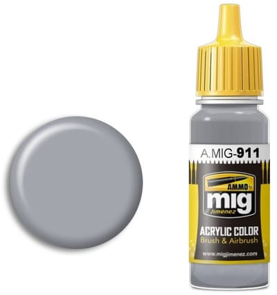 AMMO by Mig Jimenez Hobbyverf Acrylverf - MIG 0911 Grey Shine - Acryl Verf flesje - 17 ml