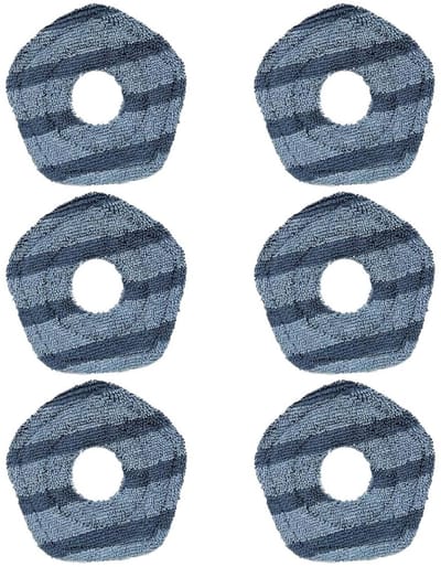 Dailygoods- Dweilpad Wasbaar - Dweilpads X10 Pro - Vervangende Accessoires - Zacht Materiaal - 6 Stuks - Verbeterde Reinigingsefficiëntie - Mopdoek