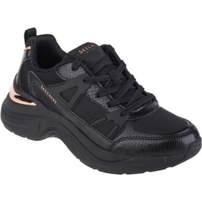 Skechers Hazel - Faye Dames Sneakers - Zwart - Maat 39