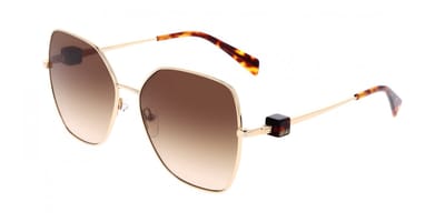 Liu Jo LJ160S Yellow gold 58/16/140 WOMAN Zonnebrillen