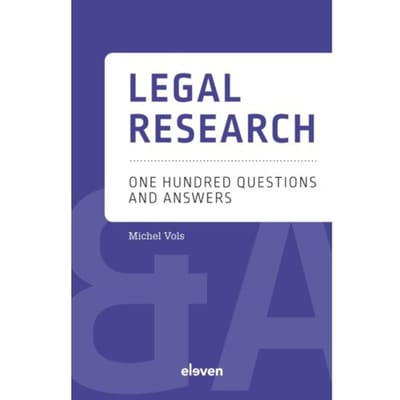 Legal Research - Q&A Reeks - M. Vols