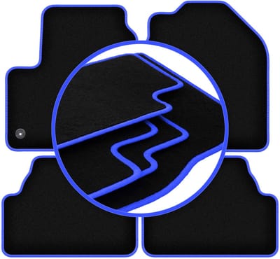 CARLUX-BLUE automatten voor: Hyundai Kona EV / Elektrische crossover (2017-)