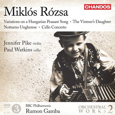 BBC Philharmonic, Rumon Gamba, Jennifer Pike, Paul Watkins - Rózsa: Orchestral Works, Volume 2 (CD)