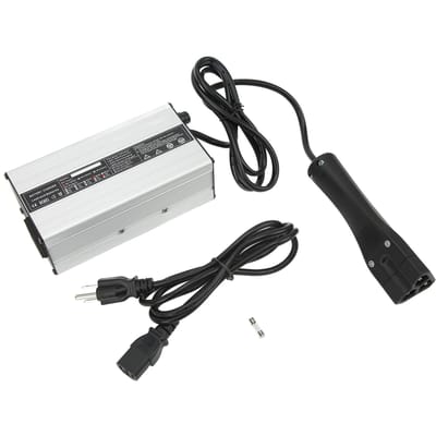48V 6A Golfkar Acculader Slim Laden RVX Stekker Accubescherming Oplader Vervanging voor E‑Z‑GO