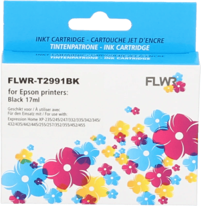 FLWR - Cartridges / Epson 29XL T2991 / zwart / Geschikt voor Epson