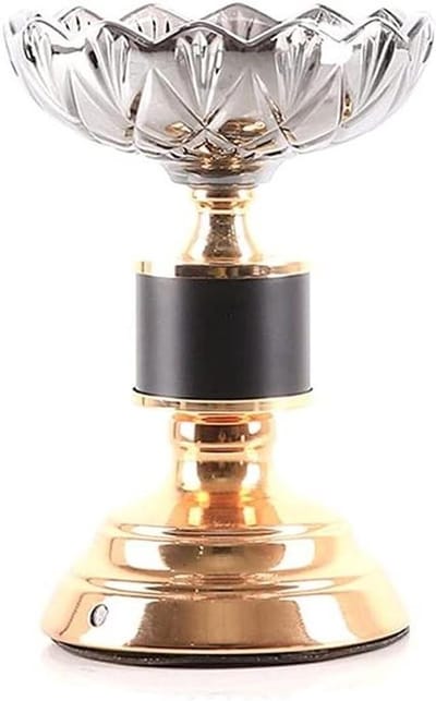Kaarsenhouder Decor - Kandelaar Candelabra - Tafeldecoratie Diner - Antislip Flanel Mat - 1400 Gram - Metaal